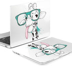 MEEgoodo for M5/M4/M3/M2 MacBook Air 15 inch Case 2026 2025 2024 2023, Case Fit Model (A3448/A3241/A3114/A2941) for MacBook Air 15.3 inch, Funny Giraffe - Image 3