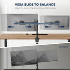 Dual Ultrawide Monitor Mount for 17-40'', up to 19.8lbs/arm - Image 4