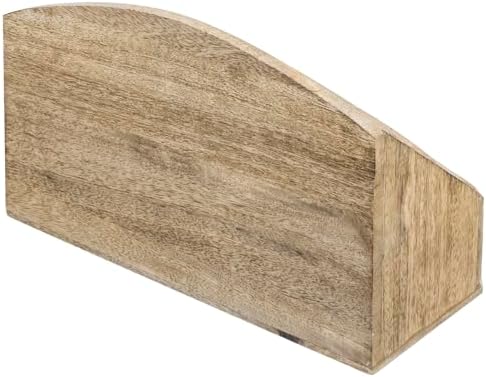 MyGift 3 Tier Rustic Solid Mango Wood Desk Mail Holder and Stationery Sorter with Hand Carved Leaf Pattern, Decorative Office Desktop Document Storage Organizer - Handcrafted in India - Image 7