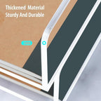 4 Pack Acrylic Paper Tray Organizer for Desk Clear File Organizer,Acrylic Desk Organizers and Accessories Sorter,Perfect for File Paper, Ipad, Letter, A4 Office File, Books, Notes.(Vertical) - Image 5