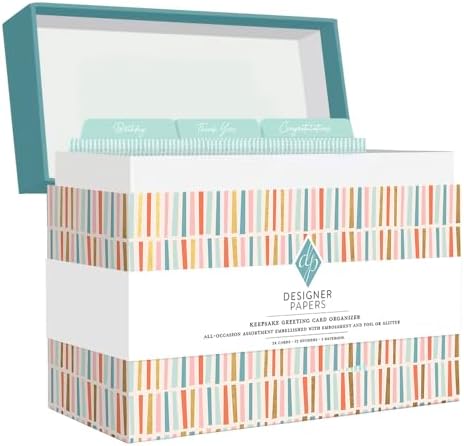 Designer Papers All-Occasion Greeting Card 24 Pack by DesignerGreetings