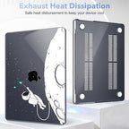 May Chen for 2026 MacBook Pro 14-inch M5 M4 M3 M2 M1 Pro/Max Chip, Release 2026 2025-2021, Model A3427 A3426 A3434 A3112 A3401 A3185, Plastic Hard Shell with Keyboard Cover, Cute Astronaut - Image 4