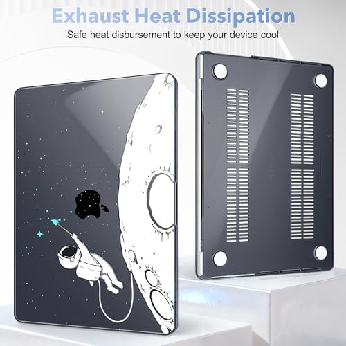 May Chen for 2026 MacBook Pro 14-inch M5 M4 M3 M2 M1 Pro/Max Chip, Release 2026 2025-2021, Model A3427 A3426 A3434 A3112 A3401 A3185, Plastic Hard Shell with Keyboard Cover, Cute Astronaut - Image 4