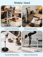 Mistriddle Magnetic Overhead Phone Stand, 2-Section Telescopic Arm - Image 4