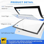 Magnetic Sign Holder & Picture Frame 8.5 x 11, 24 Pack - Image 4