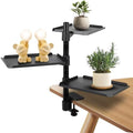 FAHKNS 3-Tier Clamp on Desk Shelf - Multifunctional Desk Clamp Shelf by FAHKNS
