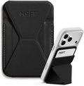 MOFT Magnetic Wallet Stand Compatible with iPhone 17/16/15/14/13/12 Series, Angle Adjustment & Magsafe Compatible MOVAS Phone Stand,Jet Black by MOFT