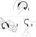 GEAR AID HEROCLIP Small Carabiner Gear Clip with 360° Swivel Hook - Image 4