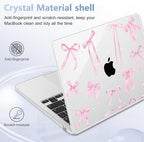 Case for 2026/2025/2024/2023 MacBook Air 15-inch Laptop Release M5 A3448 /M4 A3241 /M3 A3114 /M2 A2941, Stylish Protective Hard Shell Cover for MacBook Air 15.3 inch, Bowknot - Image 6