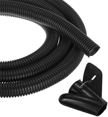 MECCANIXITY 1" 50ft Split Wire Loom Tubing w/Installation Tool Black by MECCANIXITY