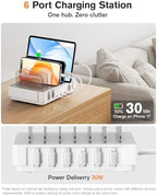 SooPii HomeHub H1 60W Charging Station for Multiple Devices, White - Image 5