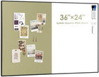 ARCOBIS Cork Board White Board Combo for Wall by ARCOBIS
