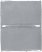 StoreSMART - Metallic Silver Folding Business Card Holders - 100 Pack - Polypropylene Plastic (RPP2915MS-100) - Image 2