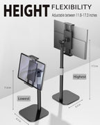 Portable Monitor Stand for 15.6", Height Adjustable TabStand for Desk - Image 2