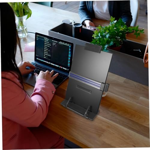 Holibanna Adjustable Folding Reading Stand Document Holder for Students Hands Copy Holder for Books Magazines and Documents - Image 2