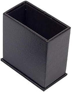 MOOGCO Leather Document Tray - Pen Holder - Note Paper Holder -3 Accessories-Desk Organizer - Office Desk Accessories - Desktop Storage - 3 PCS (BLACK) - Image 2