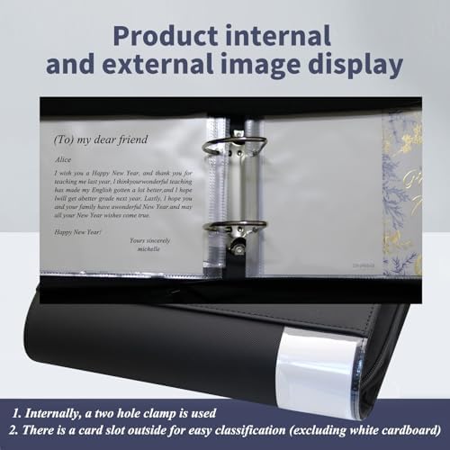 Greeting Card Organizer & Storage,Christmas Card Book,120 Sleeve - Image 6