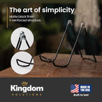 KINGDOM SOLUTIONS - 4.75" Black Metal Display Stand Made in USA - 36 Pack - Image 6