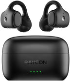 Raycon Everyday Clip On Earbuds - Open Ear Headphones, Lightweight Wireless Earbuds Bluetooth, Sweat & Water Resistant Earphones, Clip Earbuds with Buttons, 30 Hours Battery Life (Carbon Black) by RayconGlobal