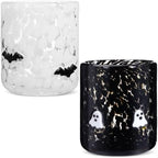 SiliFine 2 Pack Halloween Icon Juice Glasses, 14 oz by SiliFine