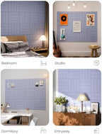 Fluxynara 48" x 36" Large Felt Bulletin Board，Lavender - Image 6
