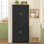 TEENFON Storage Cabinet with Doors & Adjustable Shelf - Image 4