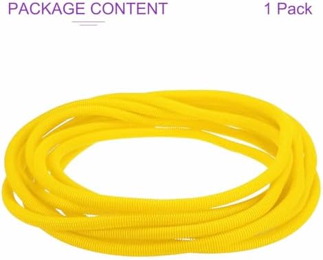 DMiotech 100ft Wire Loom Split Tubing 3/4 Inch(19.1mm) ID Yellow - Image 5
