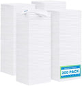 HOMEXCEL White Microfiber Cleaning Cloth 200PK, Towels for Cars, 12.5×12.5" by HOMEXCEL