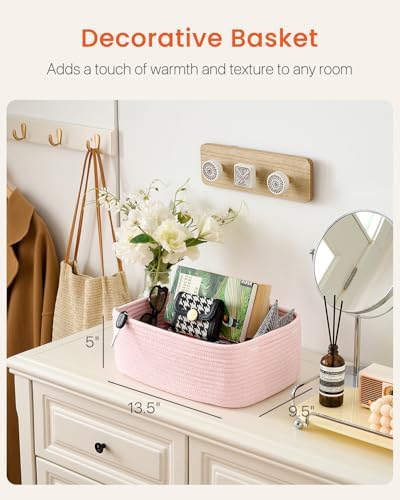 KALLAX Small Woven Storage Basket for Organizing, 13.5x9.5x5 inches, 3 Pack - Image 2