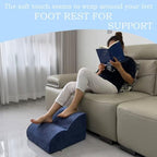 Foot Rest for Under Desk at Work.Multifunctional 3-Tier Foot Stool - Image 6