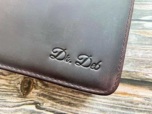 Genuine Leather A6 Receipt Organizer, Leather Expanding Accordion File Folder, 7 Pockets Expanding Bill Receipt Holder for Receipts,Invoices,Coupons,Cards, 7.8X4.3 Inches - Image 2