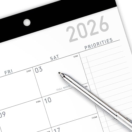 AT-A-GLANCE 2026 Desk Calendar, Monthly, Desk Pad, 18" x 11", Compact, Contemporary (SK14X0026) - Image 6