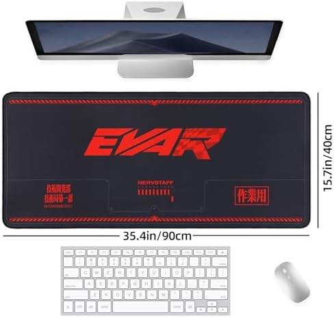 Mouse pad - Evangelion-Inspired NERV Tech Design, Large 35.4"x15.7" - Image 3
