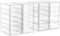 ARSTPEOE 22-Drawer Acrylic Storage & Makeup Organizer for Desk, Bath by ARSTPEOENeatChic