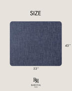 BARoyal Office Chair Mat for Hardwood Floor Under Desk Computer Rolling Chair Mat for Wood/Tile Floor Heavy Duty PVC Plastic Hard Floor Protector 45" x 53"(Oasis Blue) - Image 6