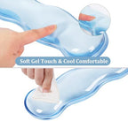 L-SPOUTTO Blue Checkered Mouse Pad Set,Cottagecore Scalloped Desk Mat Set - Image 3