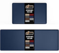 GORILLA GRIP Cushioned Kitchen Mats for Floor, 2 PK, 17x29+17x59, Navy by GorillaGrip