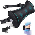 Inflatable Lumbar Pillow for Airplane Travel Lumbar Support Pillow for Car, Office Chair Back Support Office Chair Back Support for Reducing Lower Back Pain (Black) by BLABOK