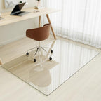 [Tempered Glass] 32" x 54" Glass Office Chair Mat for Carpet by KOONMI