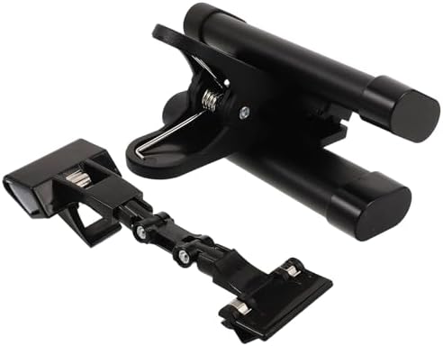 Adjustable Copy Holder Clip for Artists 360 Degree Rotatable Black Metal by SOLUSTRE
