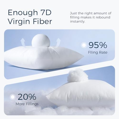 Phantoscope 16x36 Throw Pillow Insert, Lumbar Support Pillow for Couch Bed - Image 3