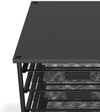 TRU RED Wire Mesh File Organizer, 12-Compartment, Matte Black - Image 5