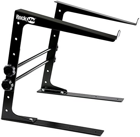 RockJam RJLP1 Adjustable DJ Laptop Stand, Anti Slip Desktop Riser by RockJam