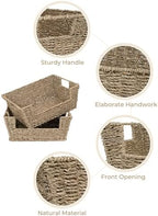 StorageWorks Pantry Baskets for Organizing, Storage Baskets, Seagrass - Image 4