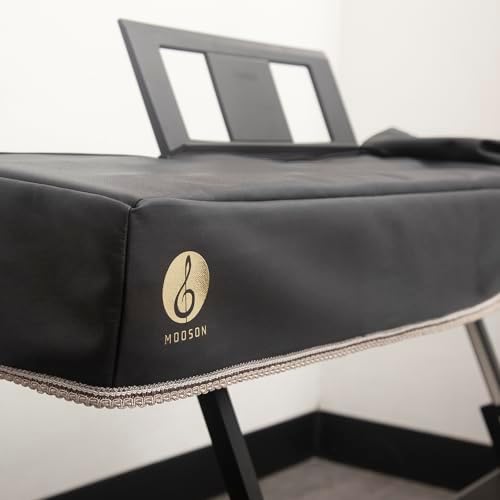 Keyboard Piano Cover Digital Piano Dust Covers Luxury Soft and Premium Surface Thickening Electronic Organ Covering Keyboard Update Encasement (Black) - Image 6