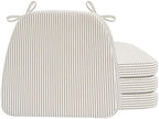 AAAAAcessories Chair Cushions for Dining Chairs, 17 x 16 x 2 in, Set of 4 by AAAAAcessories