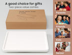 2 Pack Bamboo Couch Arm Tray,Folding Sofa Armrest Table（White） - Image 5