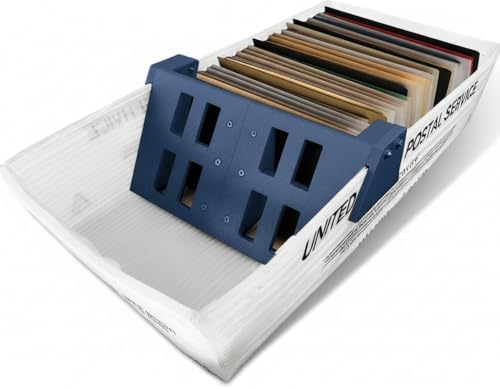 Mail Pusher for DPS Trays - Letter Organizer - Compatible with USPS Trays - Prevents Mail from Sliding During delivery - Suitable for Standard DPS - Blue by Unknown