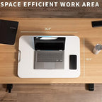 VIVO White 26 in Single Top Standing Desk Converter, DESK-V001JW - Image 5
