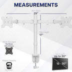 VIVO Dual Monitor Desk Mount for 13 to 30 inch Screens, STAND-V002W - Image 4